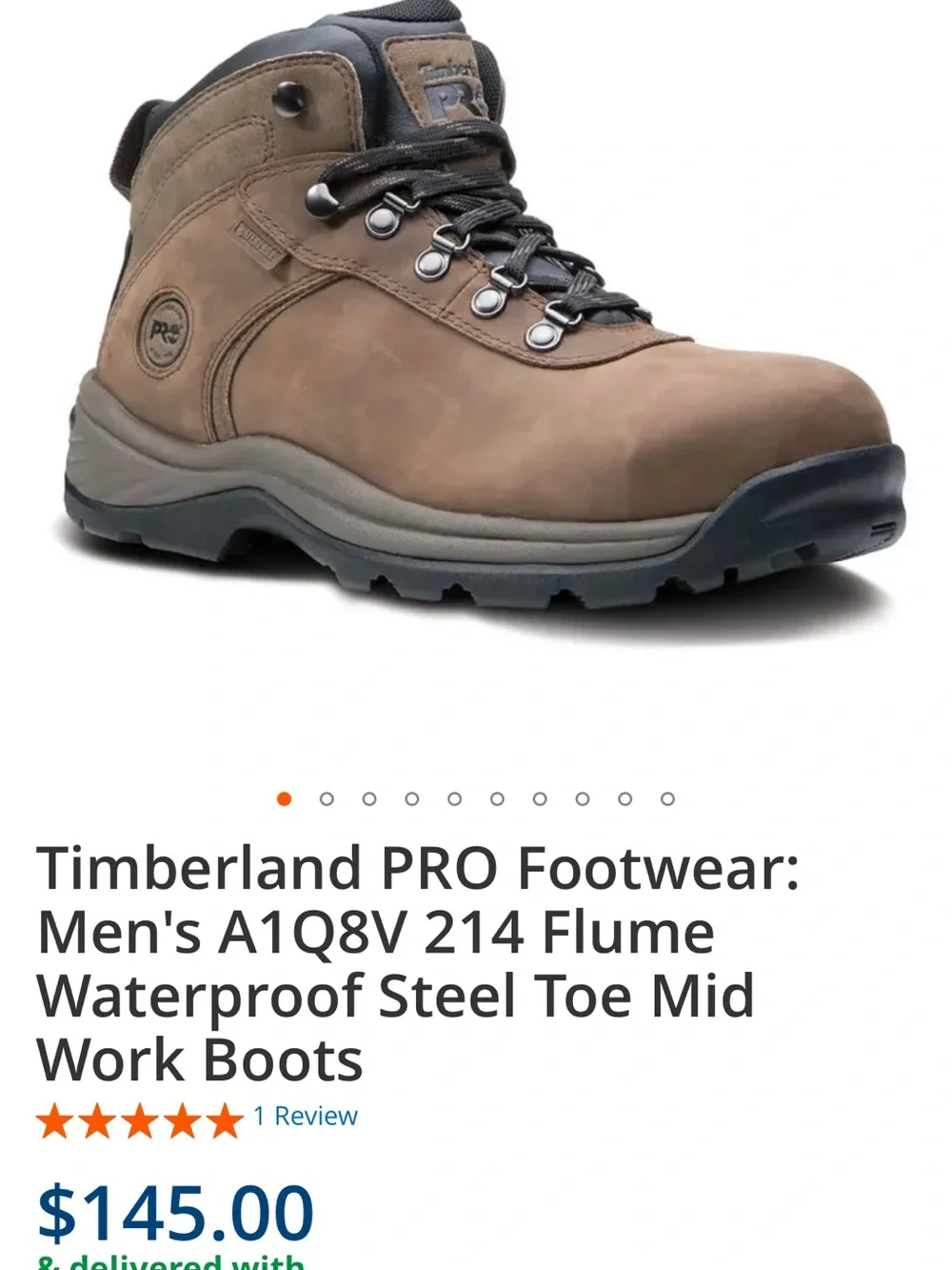 Timberland PRO Brown and Black Work Boots